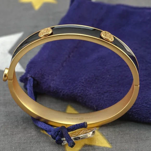 Tory Burch Black and Gold Bracelet - Picture 3 of 5